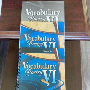 Abeka vocabulary and poetry VI 12th grade. Like new